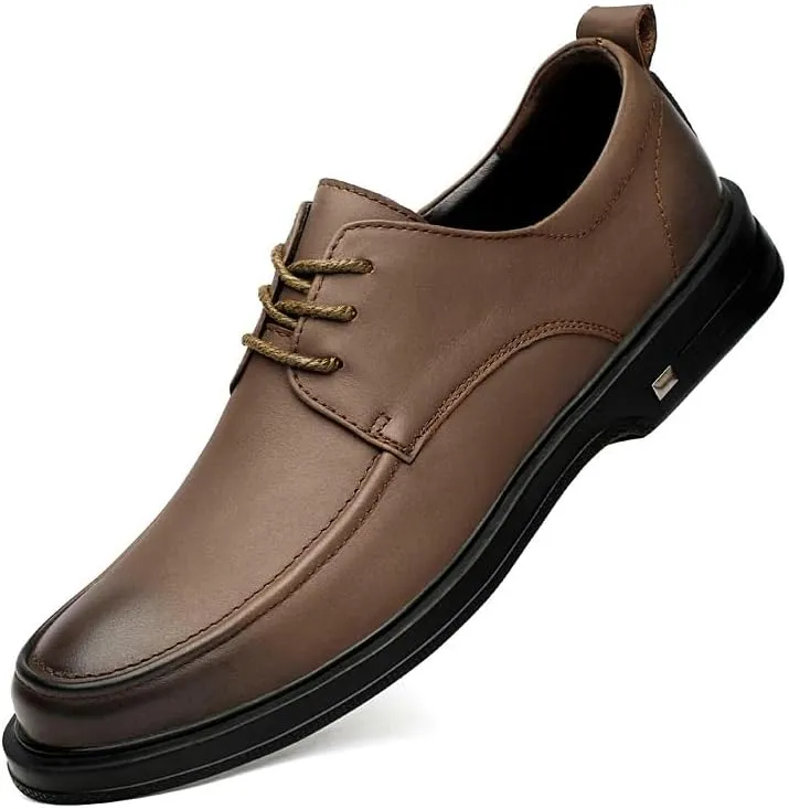 Men’s Non-Slip Dress Shoes – Lace-Up Leather Business & Formal Oxfords