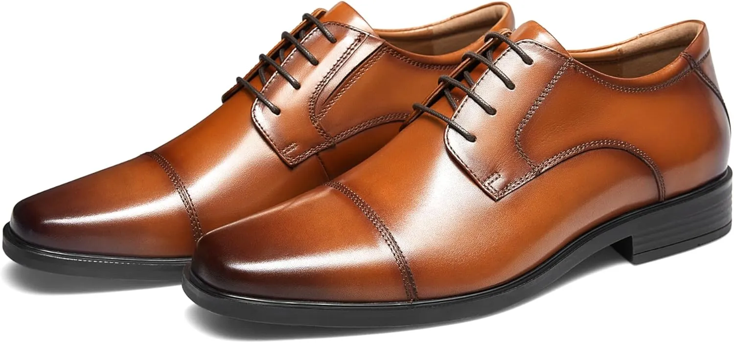 Mens Oxford Leather Dress Shoes Formal Business Shoes for Men