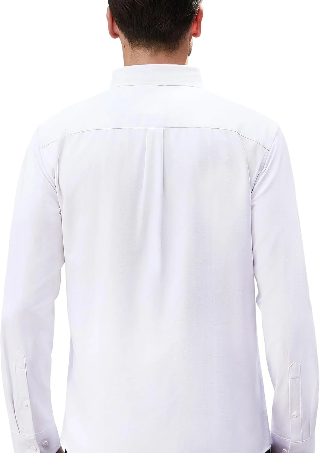 Mens Oxford Shirts Long Sleeve Button Down Shirt Regular Fit Business Casual Dress Shirts
