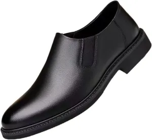 Mens Oxford Shoes Breathable Leather Black Soft Bottom Business Formal Casual Wear Spring Autumn Best Comfortable