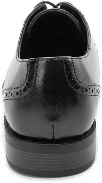 Men's Oxfords Lace Ups, Leather Lined, Square Toe Dress Shoes for Men Formal Occasions Gatsby