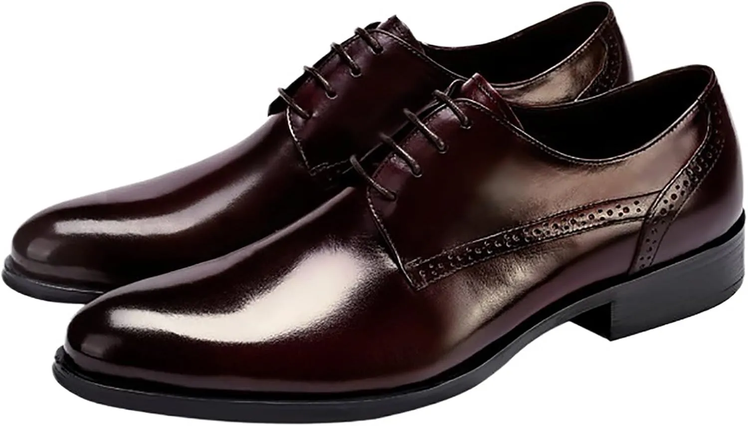 Men's Premium Dress Shoes for Business and Formal Events Breathable Oxford Design with Comfort Fit