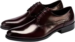 Men's Premium Dress Shoes for Business and Formal Events Breathable Oxford Design with Comfort Fit