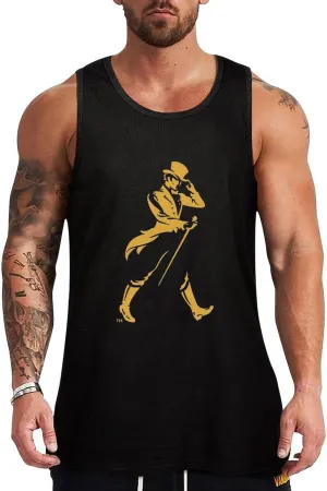 Mens Slim-Fit Johnnie Music Walker Undershirt for Fitness Running Game, Fast Dry Sweatproof Top Tees