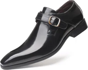 Men's Slip-On Leather New Oxford Shoes Leather Formal Business Oxford Shoes Business Casual Formal Shoes Office Work Low Top Dress Shoes