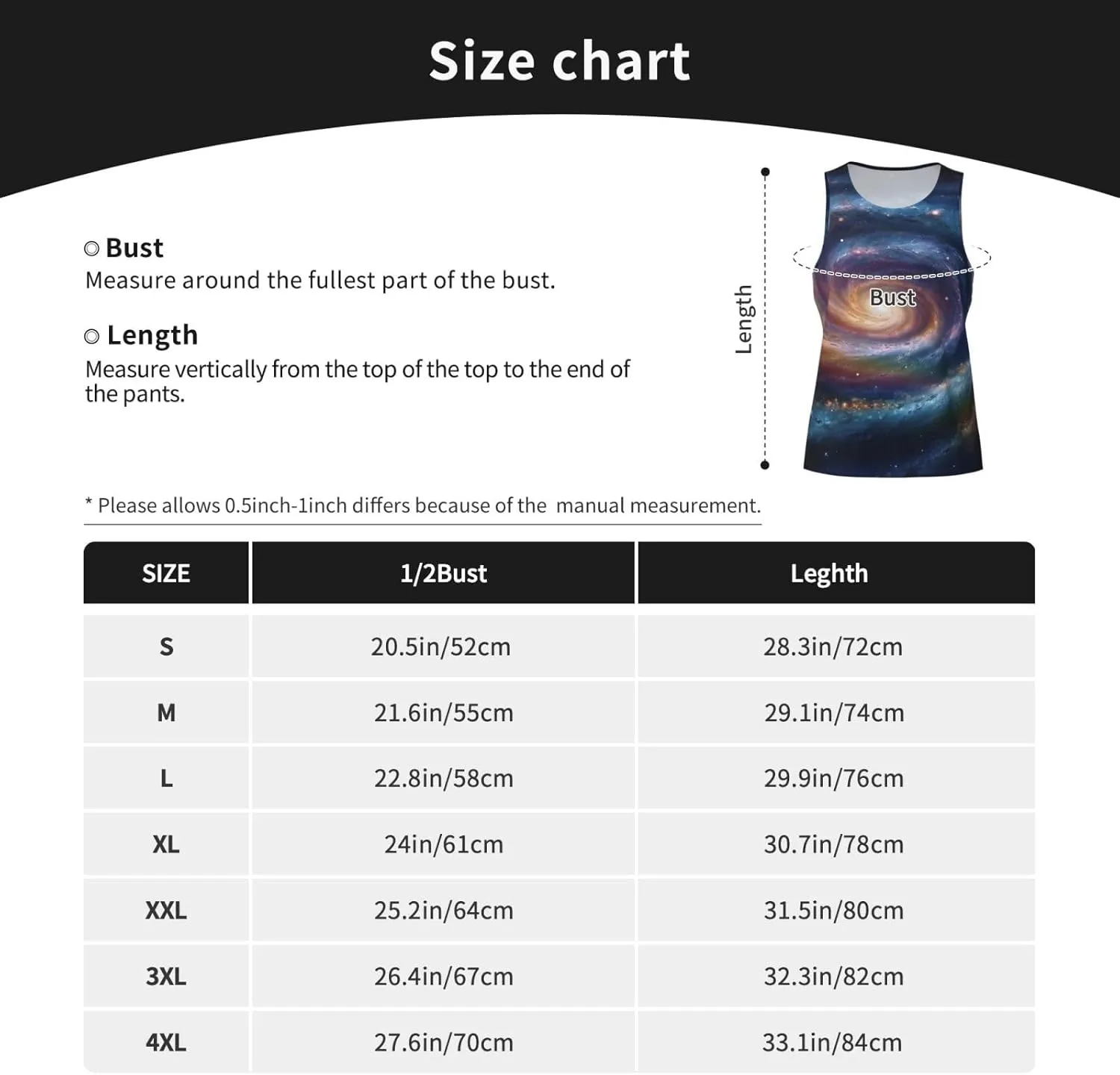 Men's Tank Top Space Spiral Cosmic Energy Sleeveless Muscle Shirts Workout Muscle Tank Sleeveless Gym Shirts