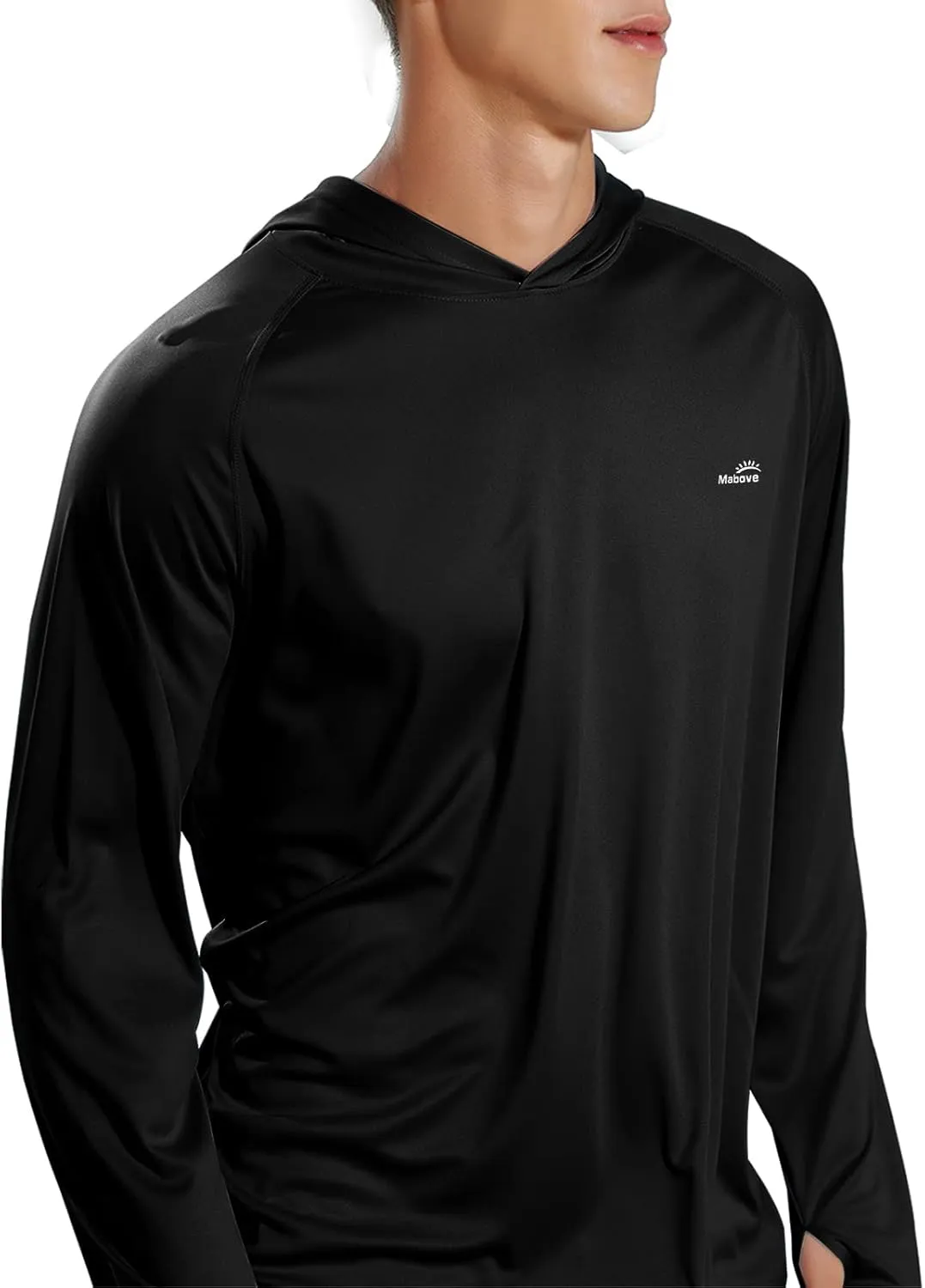 Men's UPF 50  Long Sleeve Sun Shirts UV Protection Hoodie Rash Guard Hiking Fishing Swim T Shirt