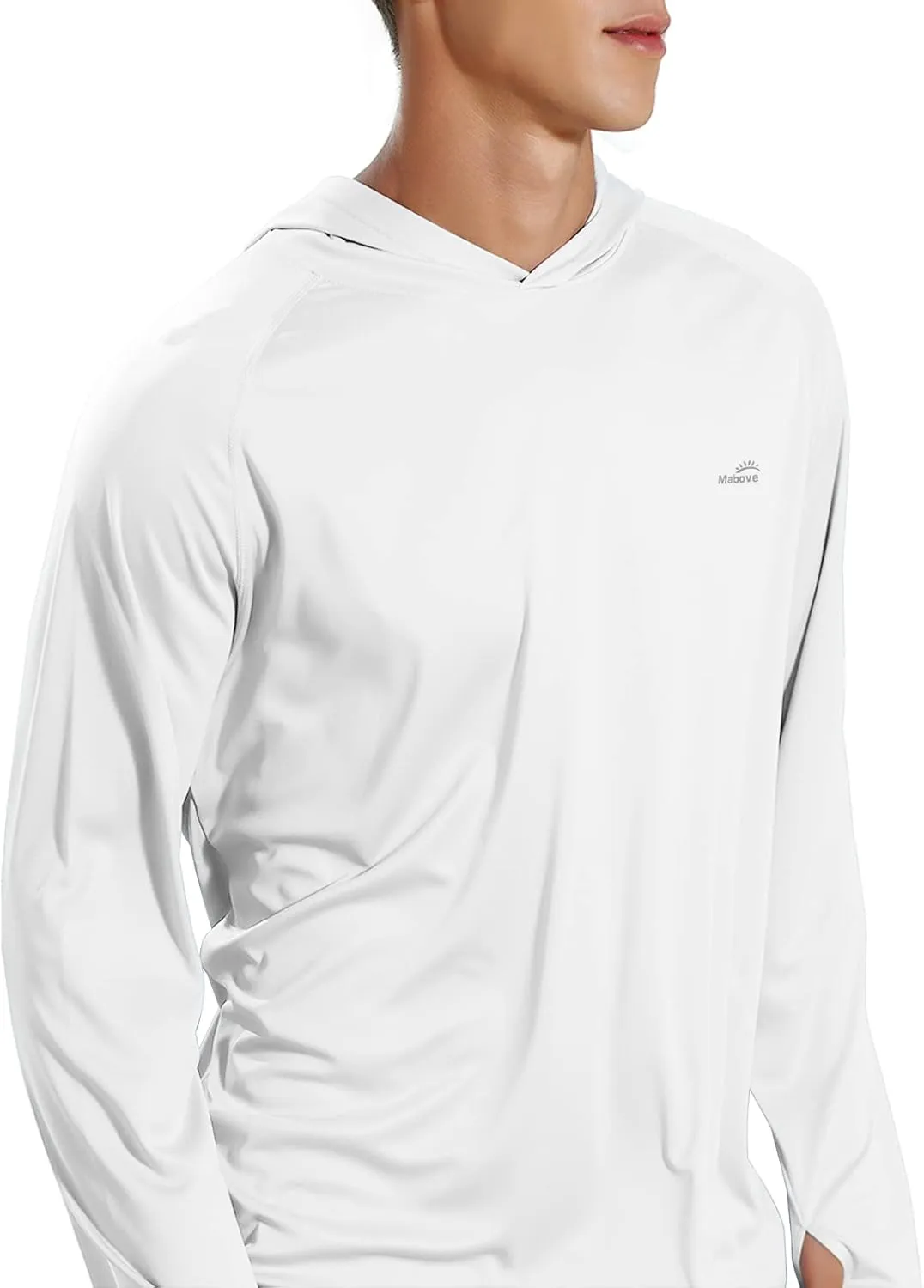 Men's UPF 50  Long Sleeve Sun Shirts UV Protection Hoodie Rash Guard Hiking Fishing Swim T Shirt