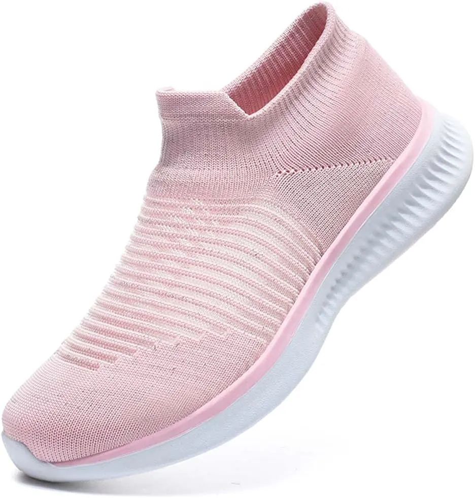 Men's Women's Lightweight Knitted Fabric Flat Soles Easy-to-Wear Socks Running Shoes Multiple Colors Indoor and Outdoor