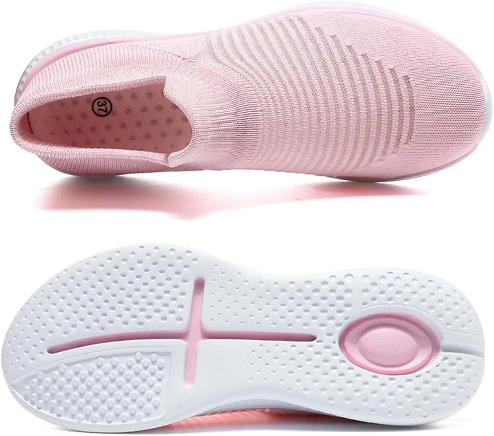 Men's Women's Lightweight Knitted Fabric Flat Soles Easy-to-Wear Socks Running Shoes Multiple Colors Indoor and Outdoor