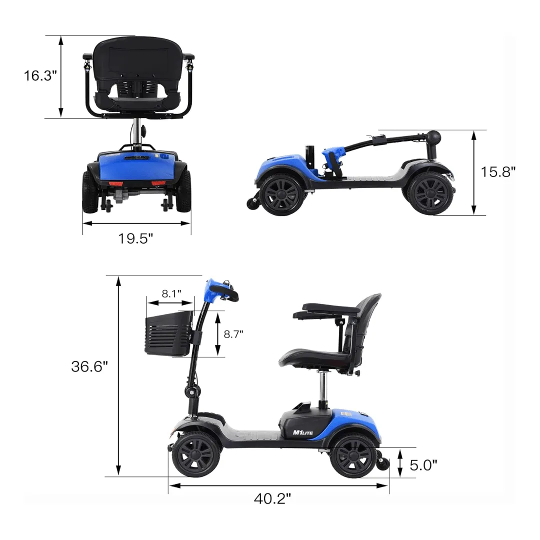 Metro Mobility M1 Lite 4-Wheel Mobility Scooter