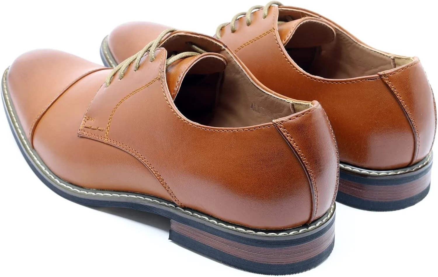 Metrocharm Alex-04 Men's Lace Up Cap Toe Oxford Dress Shoes