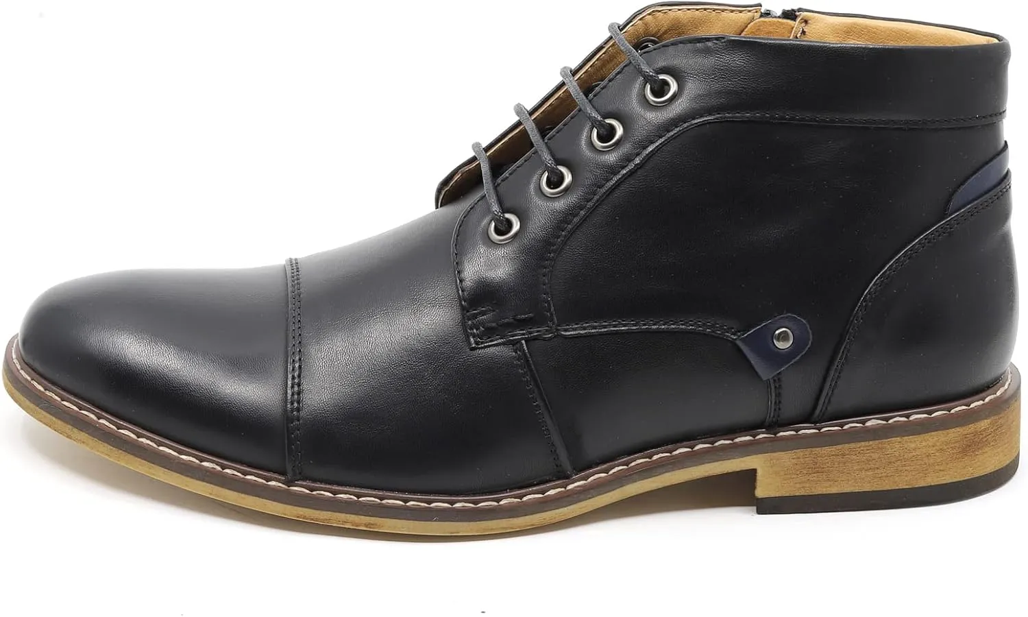 Metrocharm MC146 Men's Cap Toe Formal Dress Casual Oxford Ankle Boot