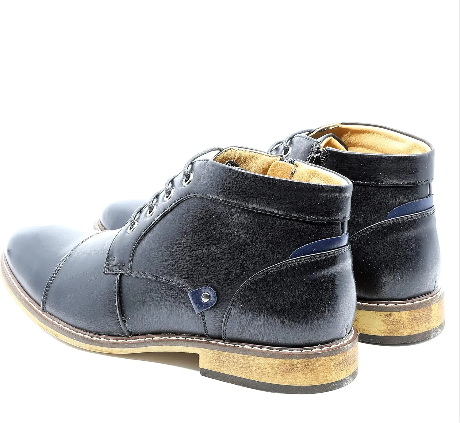 Metrocharm MC146 Men's Cap Toe Formal Dress Casual Oxford Ankle Boot