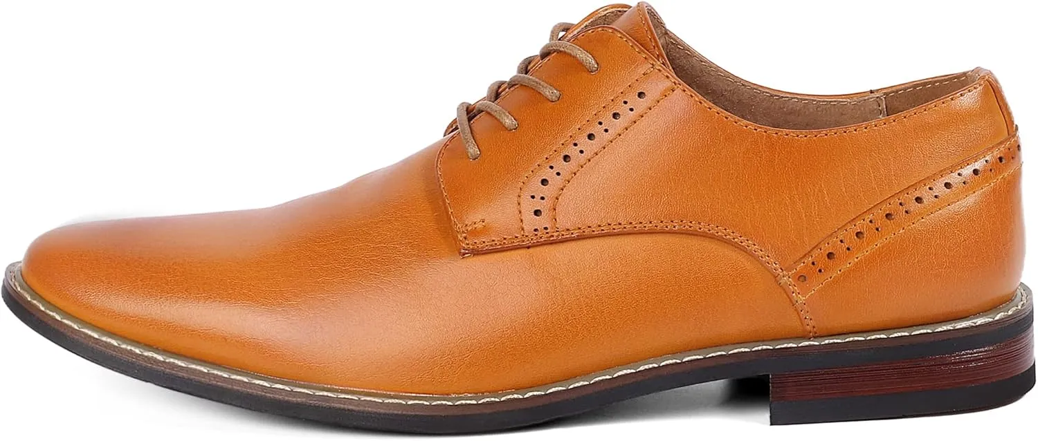 Mofri Men's Dress Shoes Formal Cap Toe Oxford Dress Shoes for Men Comfortable