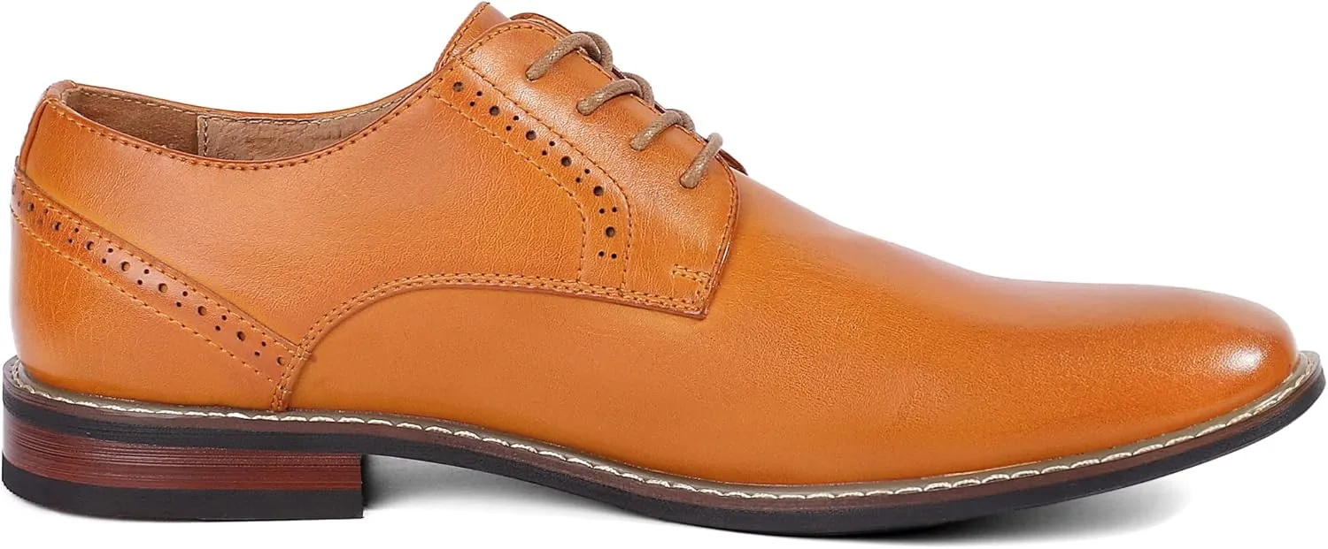Mofri Men's Dress Shoes Formal Cap Toe Oxford Dress Shoes for Men Comfortable