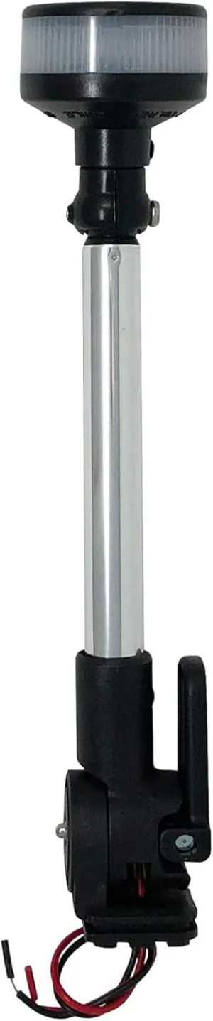 Monster Tower All-Around LED Navigation Light - 2 NM Visibility, Foldable, 12 Volt, Wiring Kit