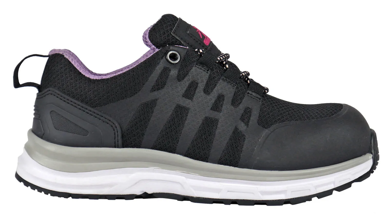 Moxie Trades Womens Exhilarator Composite Toe Black Mesh Work Shoes