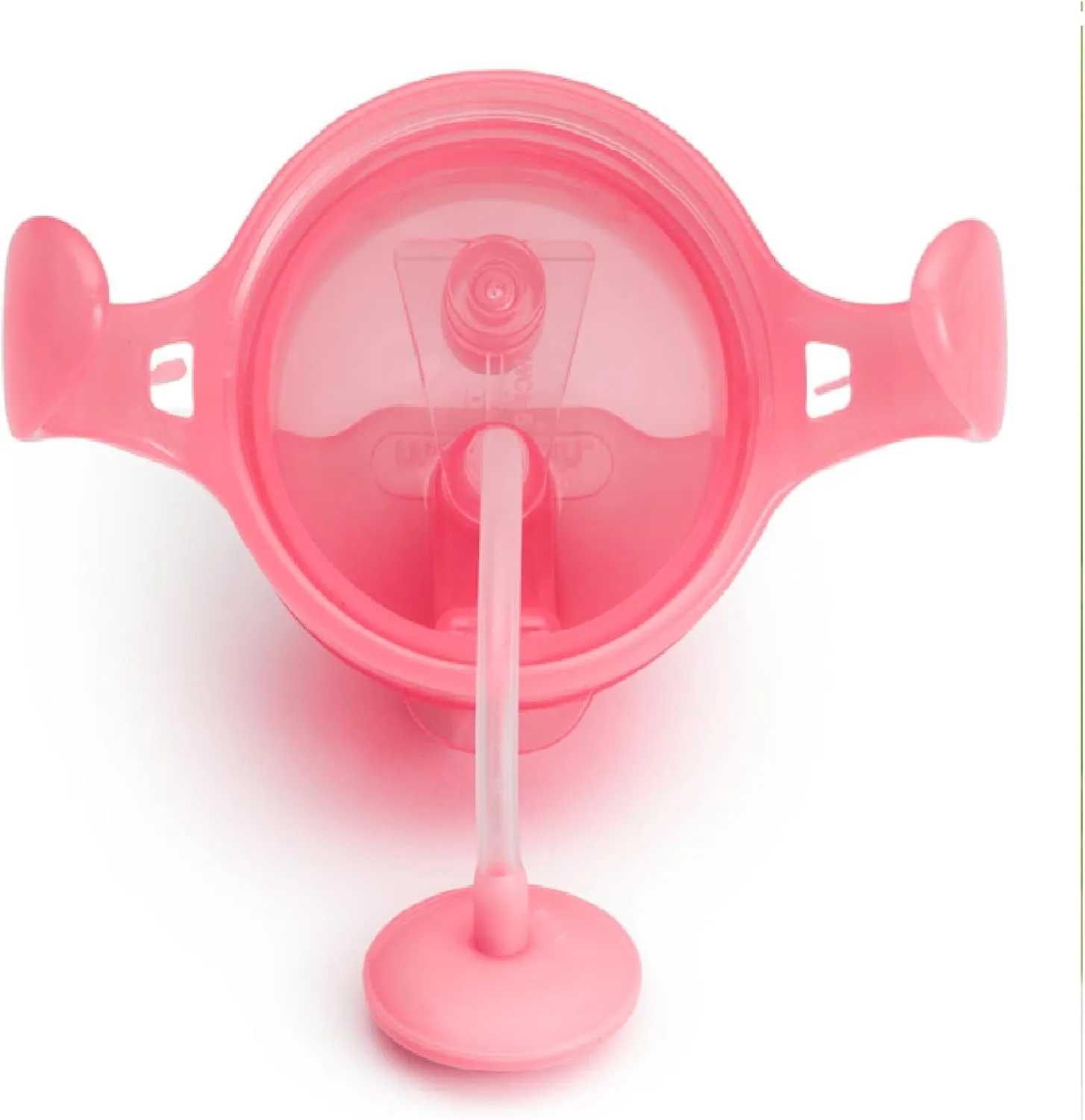 Munchkin Weighted Straw Sippy Cups for Toddlers 7oz, Leak Proof, Easy to Hold-Great toddler cups with straws, Supports Straw-use Education, Straw Cups (Pink/Blue)