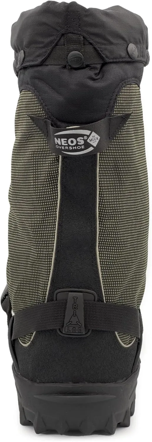 Neos Unisex Adult All Ages Overshoes, Gray, Waterproof, Vibram Rubber Sole, Polyurethane Insole, Modern Style, Expandable Gaiter Top (Up to 20 Inches), Adjustable Boot Height