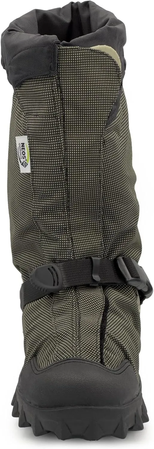 Neos Unisex Adult All Ages Overshoes, Gray, Waterproof, Vibram Rubber Sole, Polyurethane Insole, Modern Style, Expandable Gaiter Top (Up to 20 Inches), Adjustable Boot Height
