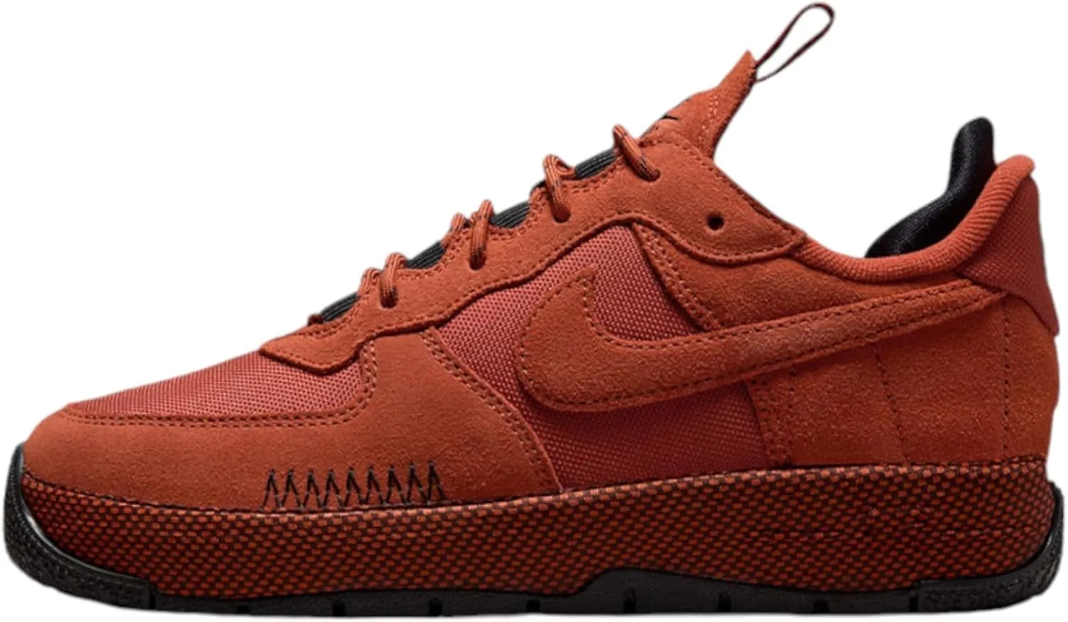 Nike Air Force 1 Wild Women's Shoes (FB2348-800, Rugged Orange/Black/Campfire Orange) Size 7