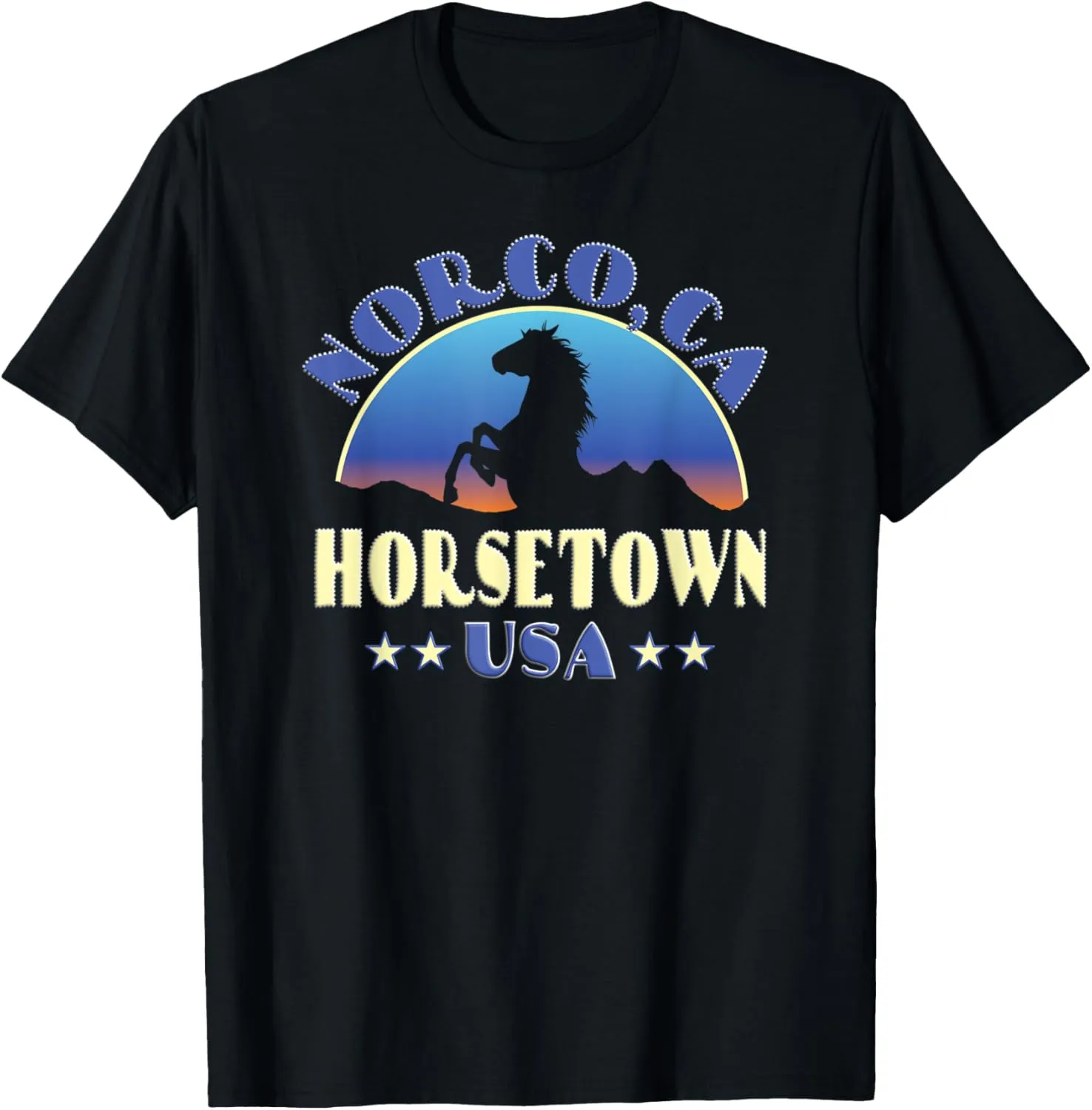 Norco California CA Horsetown USA Wild Horse T-Shirt