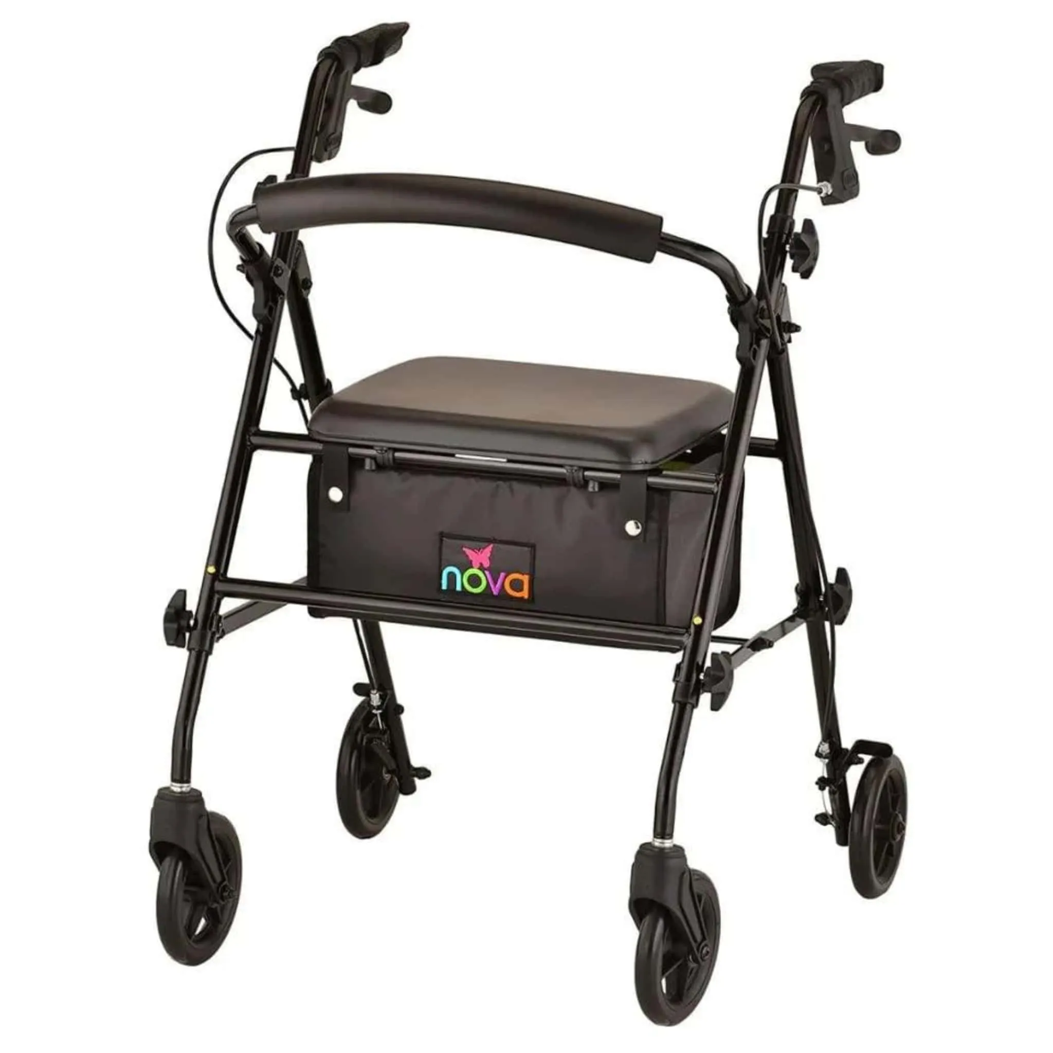 Nova Medical Journey Steel Rollator - Lightweight & Portable