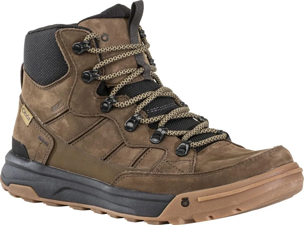 Oboz Men's Burke Mid Leather B-Dry Waterproof Hiking Boot