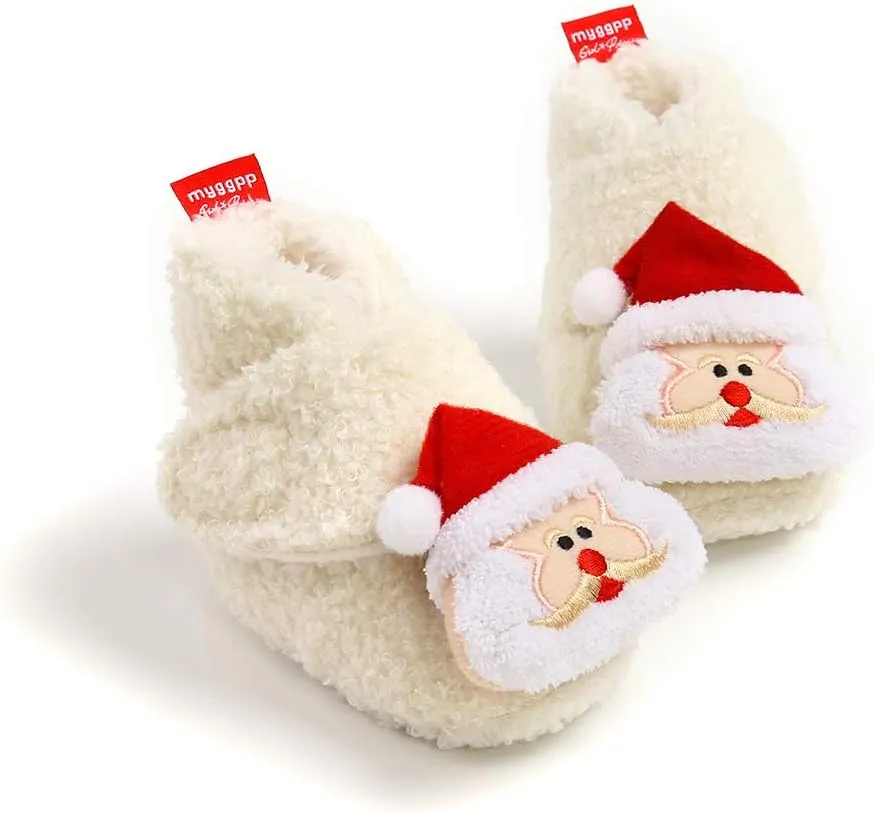 Ohwawadi Infant Baby Slippers Girls Boys Booties Warm Baby Socks Shoes Newborn Crib Shoes Baby Footwear Prewalkers