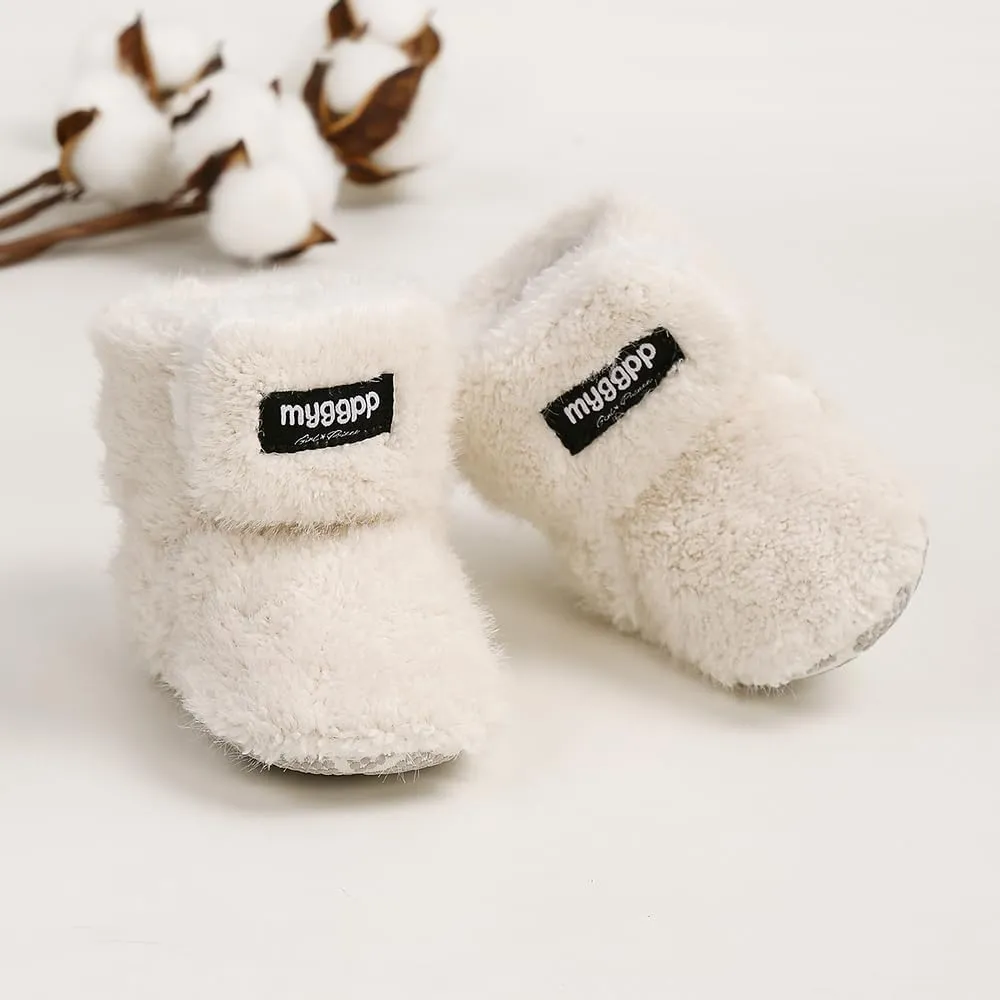 Ohwawadi Infant Baby Slippers Girls Boys Booties Warm Baby Socks Shoes Newborn Crib Shoes Baby Footwear Prewalkers