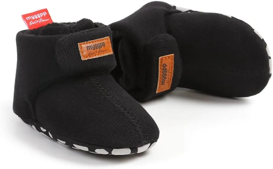 Ohwawadi Infant Baby Slippers Girls Boys Booties Warm Baby Socks Shoes Newborn Crib Shoes Baby Footwear Prewalkers