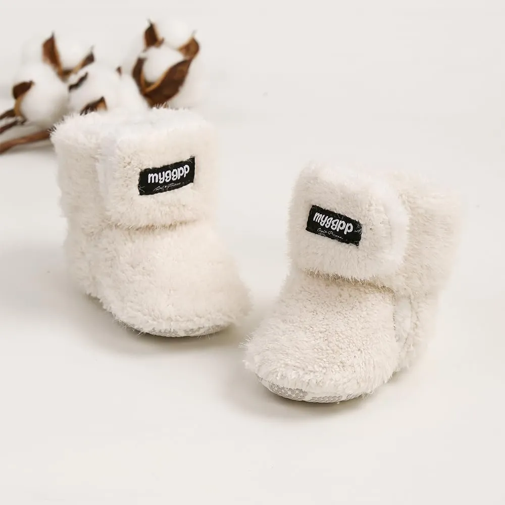 Ohwawadi Infant Baby Slippers Girls Boys Booties Warm Baby Socks Shoes Newborn Crib Shoes Baby Footwear Prewalkers