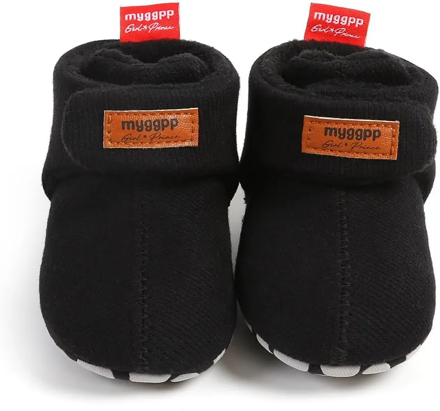 Ohwawadi Infant Baby Slippers Girls Boys Booties Warm Baby Socks Shoes Newborn Crib Shoes Baby Footwear Prewalkers