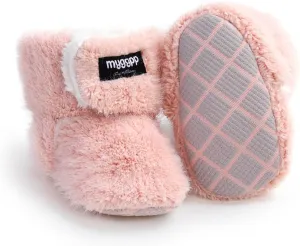 Ohwawadi Infant Baby Slippers Girls Boys Booties Warm Baby Socks Shoes Newborn Crib Shoes Baby Footwear Prewalkers