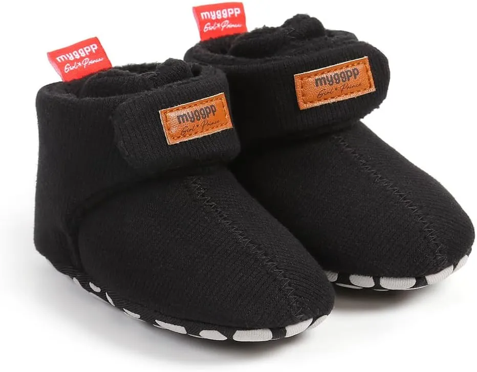 Ohwawadi Infant Baby Slippers Girls Boys Booties Warm Baby Socks Shoes Newborn Crib Shoes Baby Footwear Prewalkers