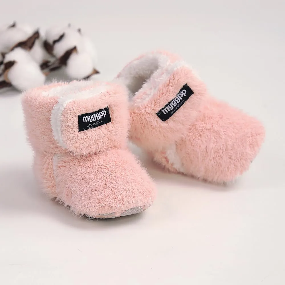 Ohwawadi Infant Baby Slippers Girls Boys Booties Warm Baby Socks Shoes Newborn Crib Shoes Baby Footwear Prewalkers