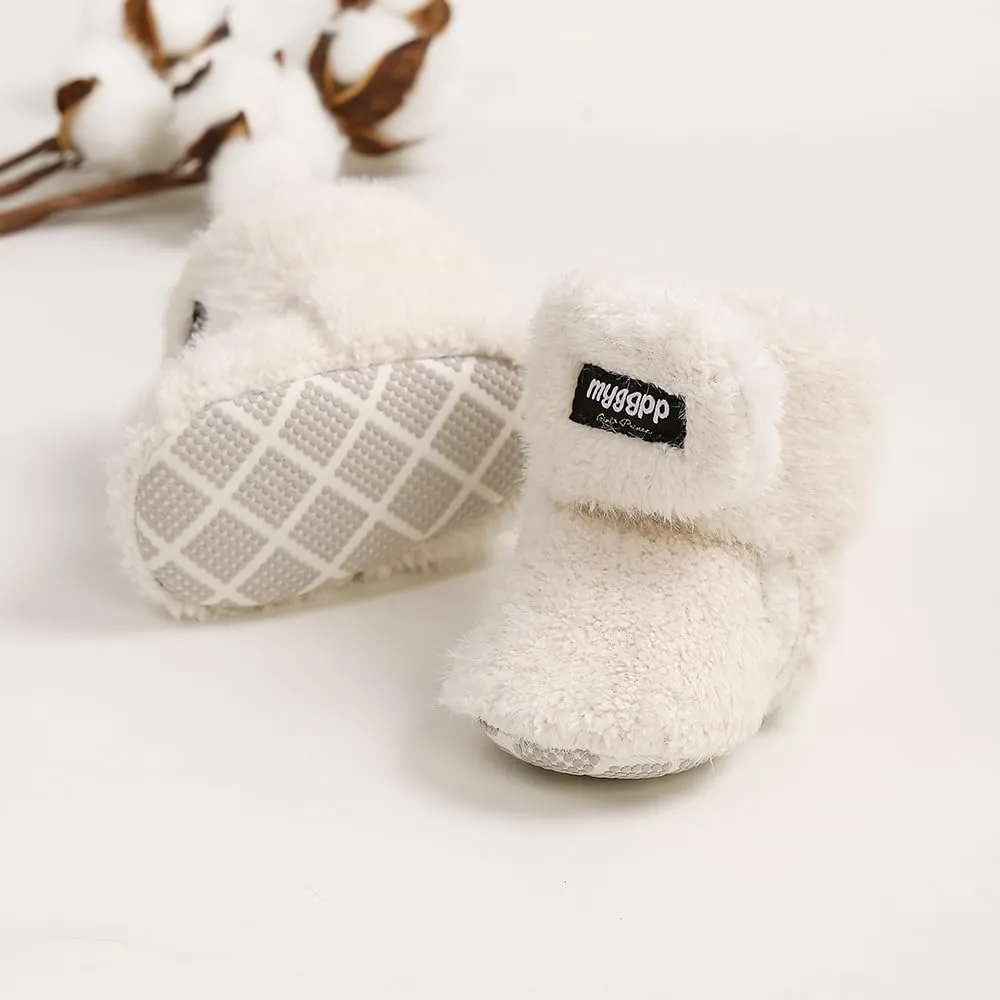 Ohwawadi Infant Baby Slippers Girls Boys Booties Warm Baby Socks Shoes Newborn Crib Shoes Baby Footwear Prewalkers