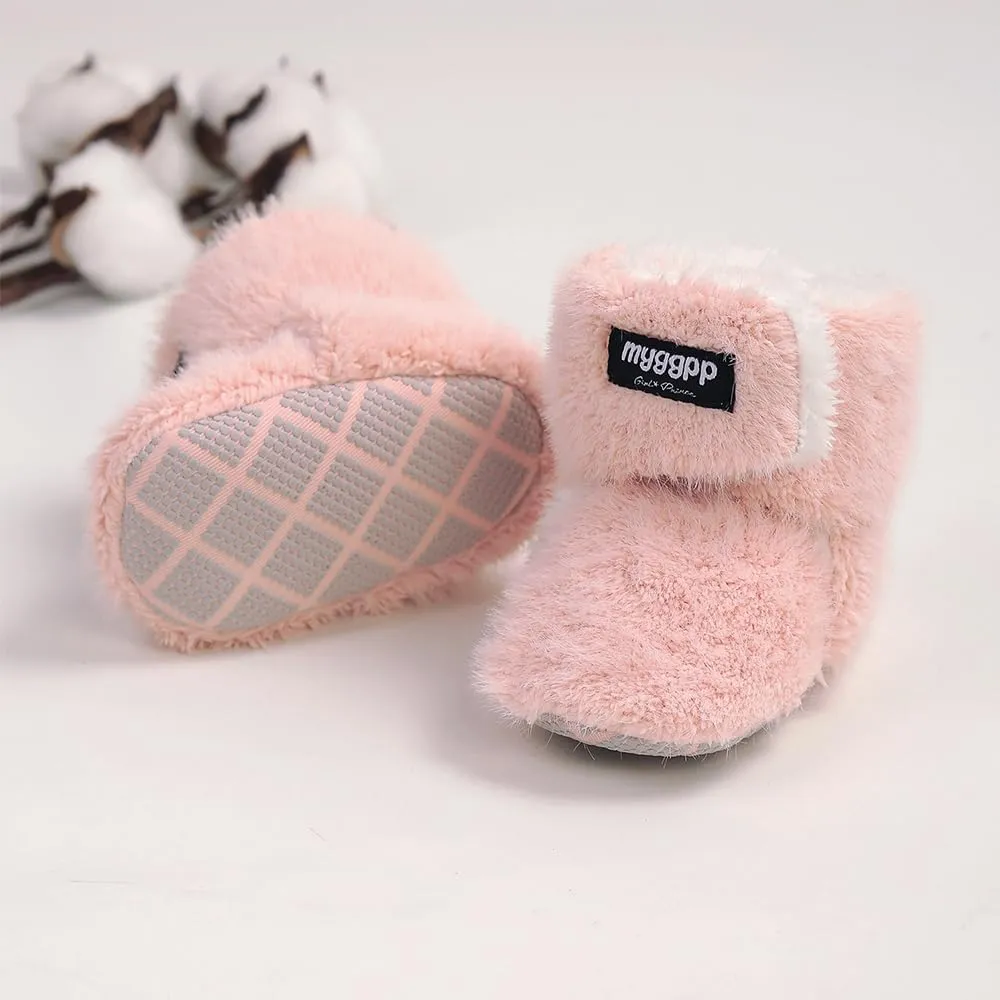 Ohwawadi Infant Baby Slippers Girls Boys Booties Warm Baby Socks Shoes Newborn Crib Shoes Baby Footwear Prewalkers