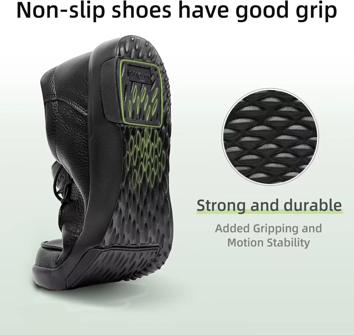 OrthoComfoot Men's Orthopedic Leather Dress Walking Shoes: Casual Plantar Fasciitis Fashion Sneakers with Arch Support, Comfortable Orthotic Business Work Oxfords for Foot and Heel Pain Relief