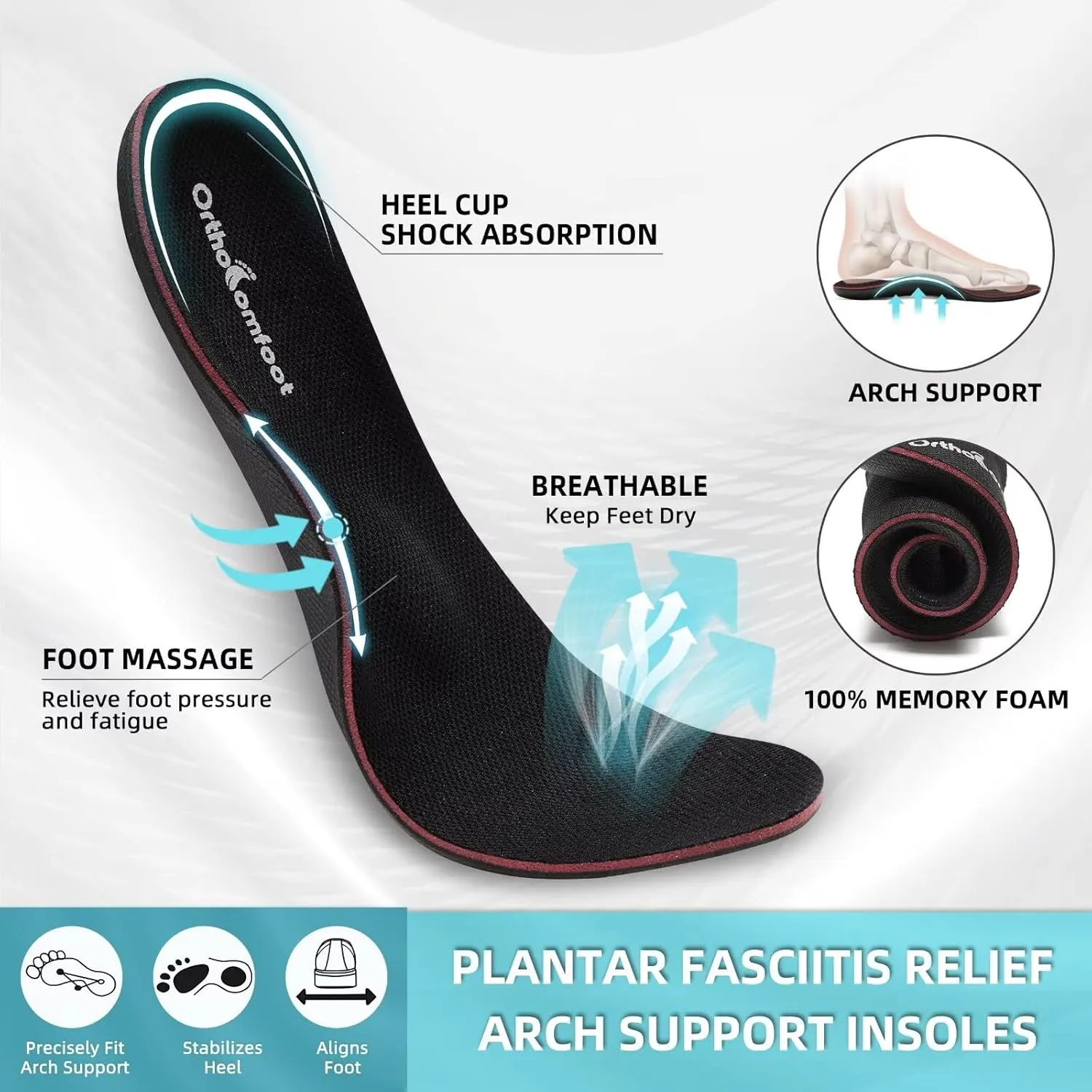 Orthopedic Business Leather Dress Shoes - Arch Support Plantar Fasciitis Comfortable Formal Wingtip Oxford for Mens - Casual Cap Toe Orthotics Patent Tuxedo Sneakers for Foot and Heel Pain Relief
