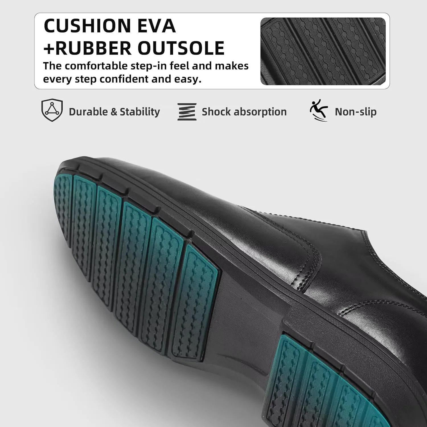Orthopedic Business Leather Dress Shoes - Arch Support Plantar Fasciitis Comfortable Formal Wingtip Oxford for Mens - Casual Cap Toe Orthotics Patent Tuxedo Sneakers for Foot and Heel Pain Relief
