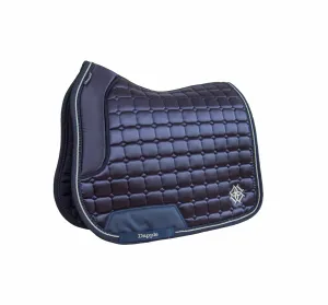 Oxford Blue Diamanté Dressage Saddle Pad