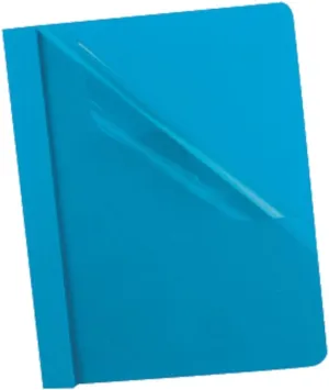 Oxford Clear Front Report Covers, Light Blue, Letter Size, 25 per Box (55801)