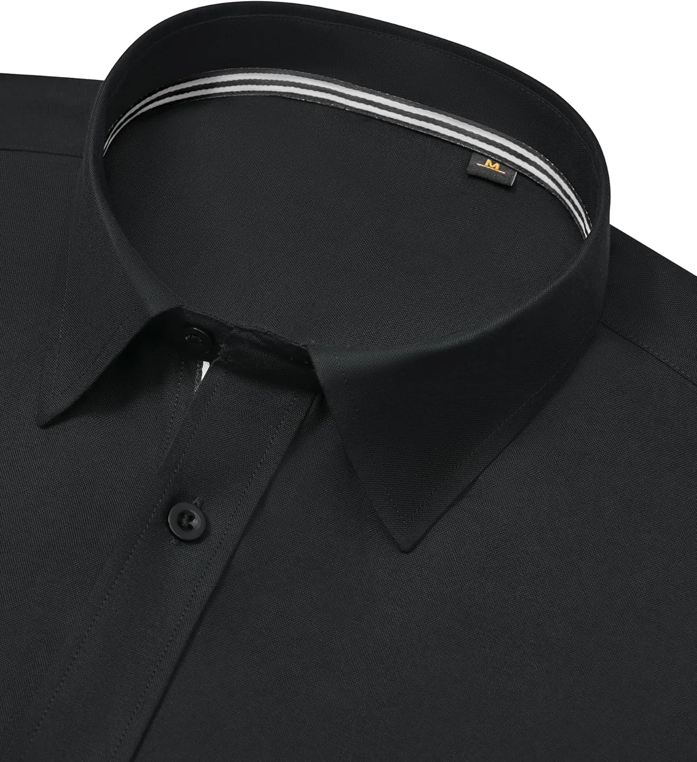 Oxford Dress Shirts for Men Long Sleeve Oxford Casual Dress Button Down Shirts Contrast Button Shirts with Pocket