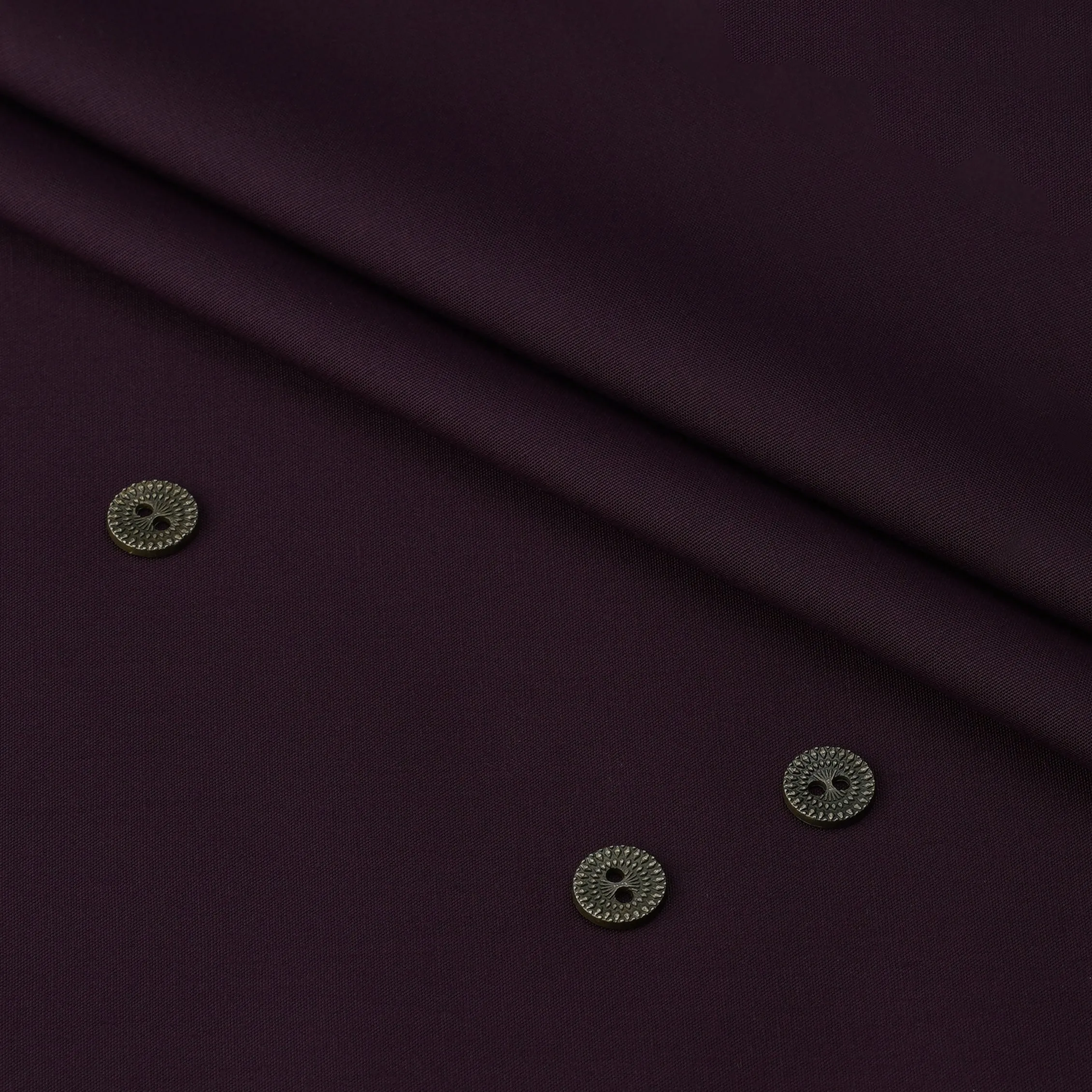 Oxford - Premium Wash & Wear - Deep Maroon