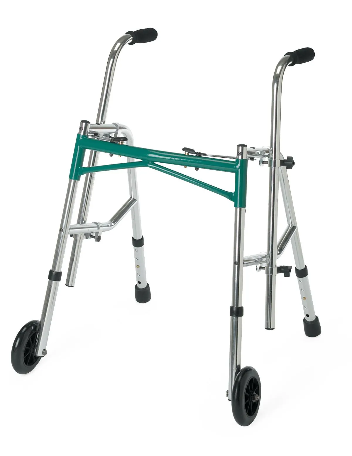 Pediatric Folding Walkers - Junior - Green