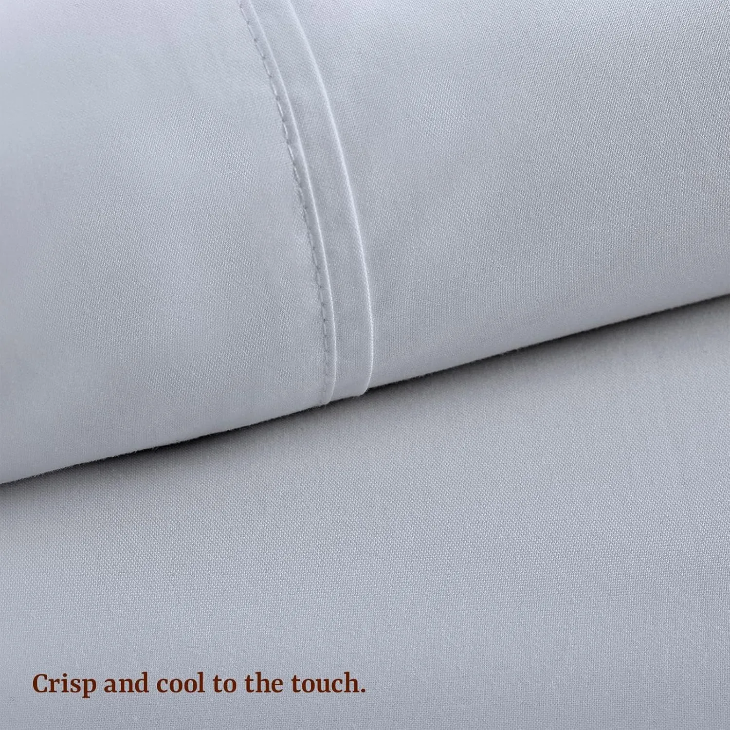Peru Pima, Queen Size Bed Sheet Set, 4 Piece Bedding, 600 Thread Count, Breathable & Cooling Sheets, Sateen, 100% Peruvian Pima Cotton, Slate