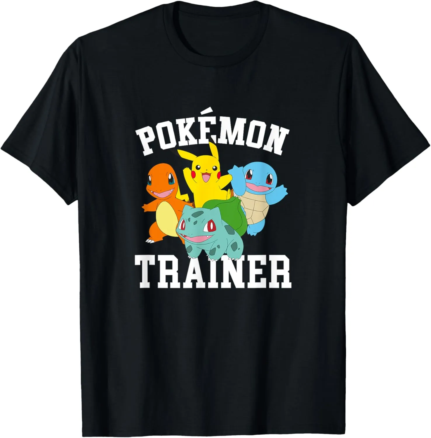 Pokémon Trainer Kanto Starters Vintage Portraits T-Shirt