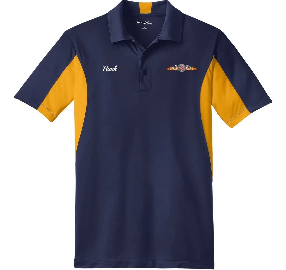 POLO - Mens Side Blocked Micropique Sport-Wick ST655  - Walker Automotive